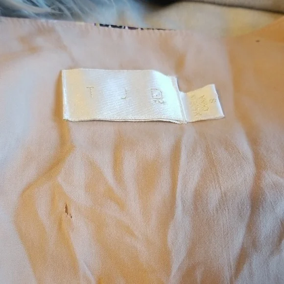 The Jetset Diaries Floral Long Sleeve Maxi Dress Tan Black Below Knee Size Small - Picture 13 of 14